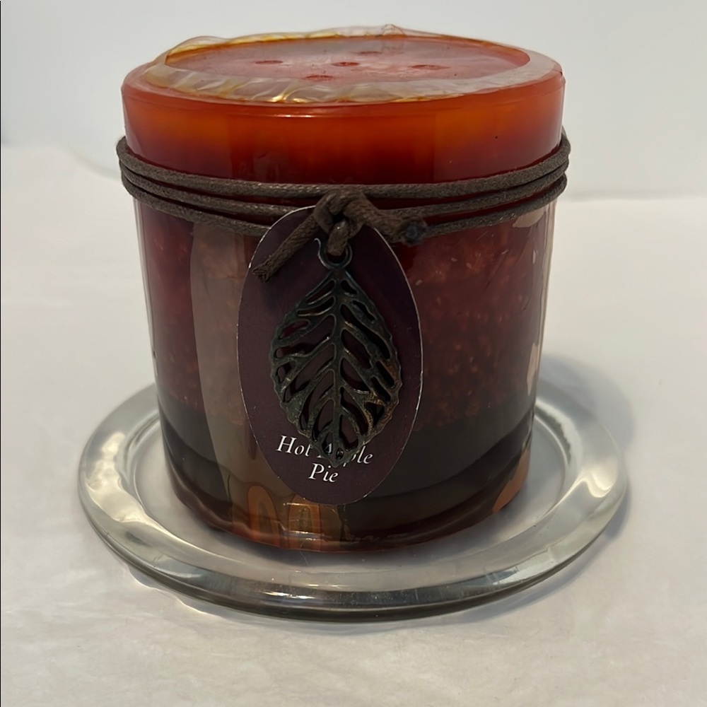 Hot Maple Pie Scented Candle - Brown